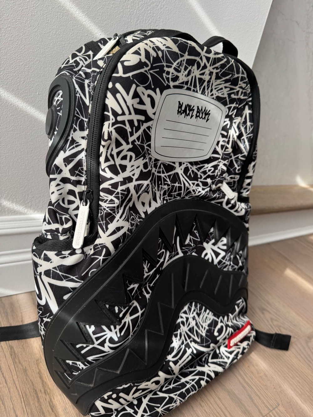 Sprayground Graffiti Shark Backpack - Picture 2 of 7
